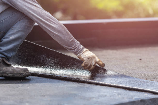 Professional Crawl Space Encapsulation technician working in Fruitport, MI